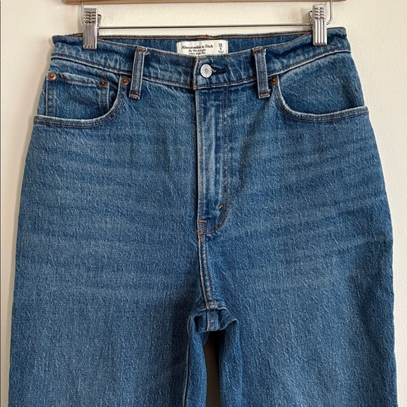 Abercrombie & Fitch The 90’s Straight Ultra High Rise 28 6L Long Curve Love - Picture 5 of 11